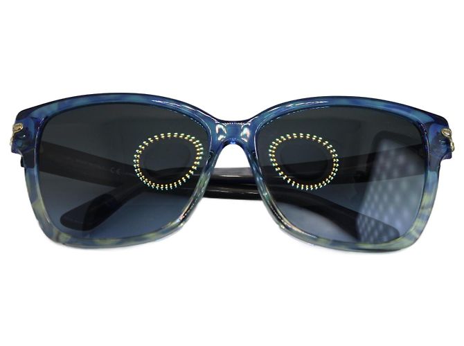 Emilio Pucci Blue Gradient Sunglasses