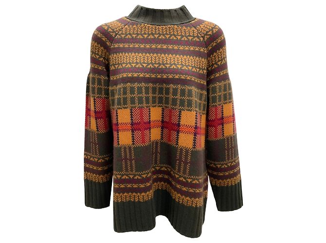 Lamberto Losani Multi Cashmere Knit Sweater Multiple colors