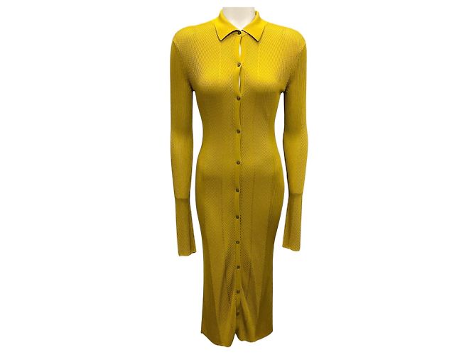 Rag & Bone Vestido Botão Pacey Verde Seed