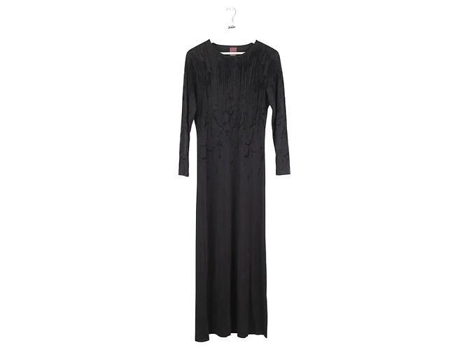 Jean Paul Gaultier Abito in cotone nero