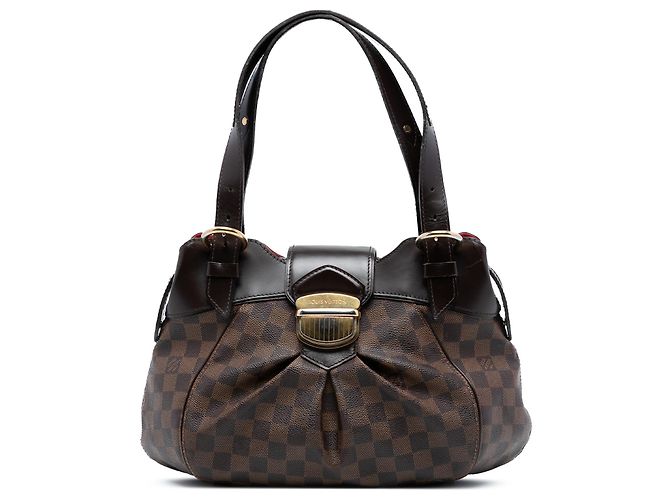 Louis Vuitton Marrone Damier Ebene Sistina PM