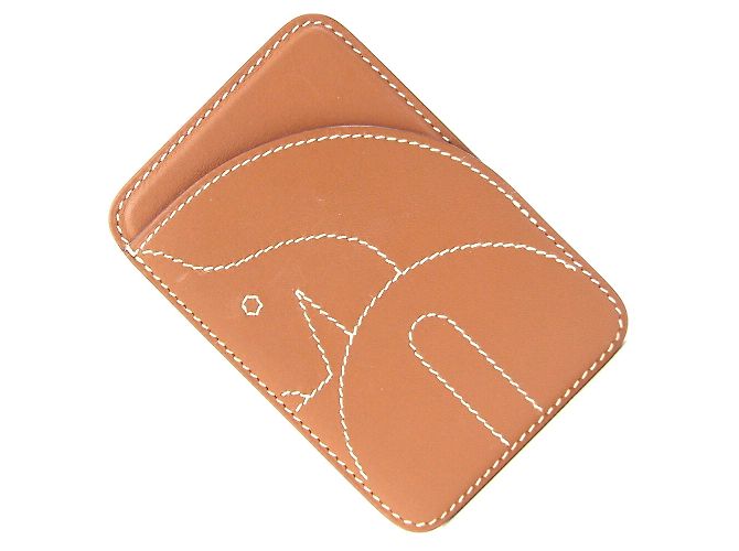 Hermès MagSafe Card Case Brown