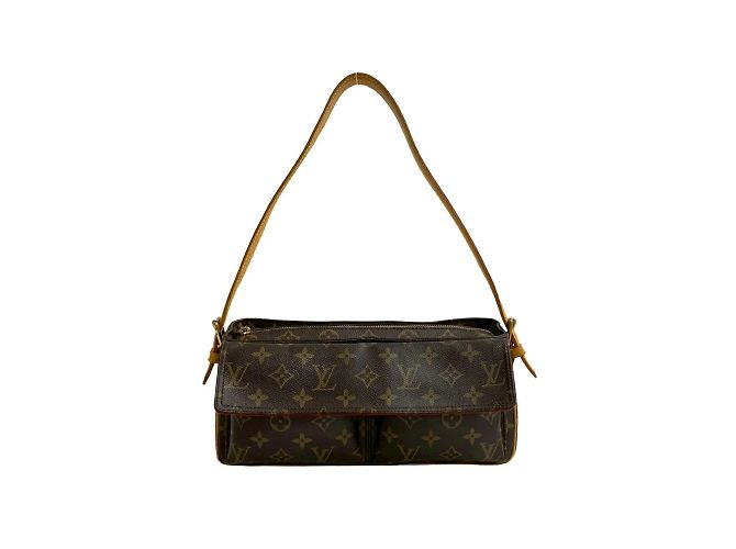 Bolsa de Ombro em Couro Monogram Viva Cite da Louis Vuitton Marrom