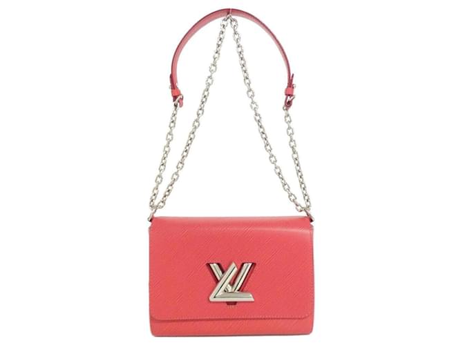 Louis Vuitton Epi Twist MM Shoulder Bag Pink Red Leather  ref.2667469