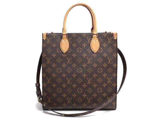 Sac Plat PM Monogram 2way de Louis Vuitton Marron