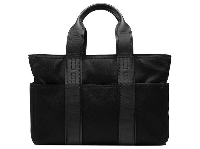 Bolsa de couro Chevron AcapulcoPM da Hermès Preto