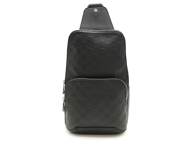 Louis Vuitton Avenue Damier Infini Sling Bag Black Leather  ref.2667846