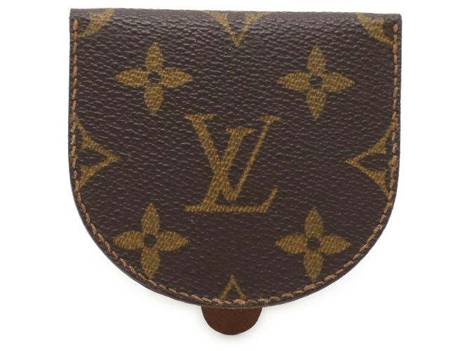 Portamonete Cuvette Monogramma Louis Vuitton Marrone