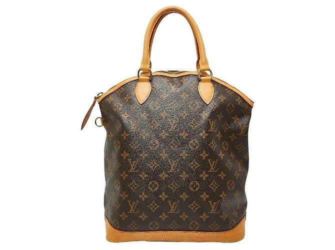 Bolsa Tote Monogram Lockit Louis Vuitton Marrom