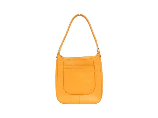 Louis Vuitton Epi Salabar Handtasche Orange Grau