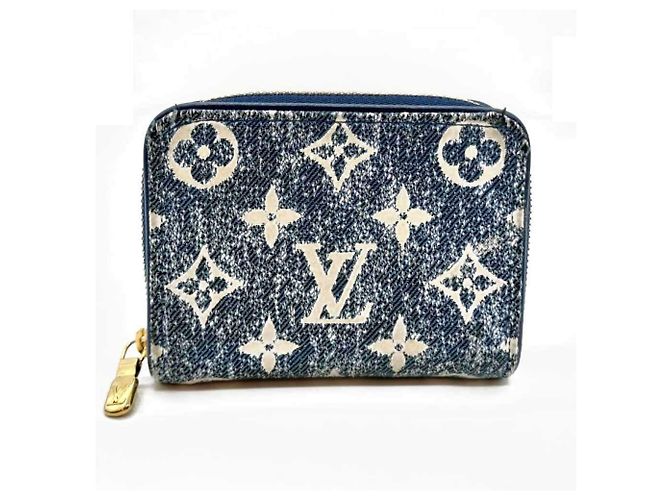 Portafoglio Zippy Monogram Louis Vuitton Blu