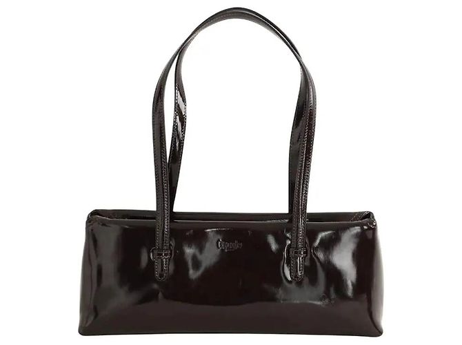 Rouje Bolsa de ombro de couro marrom