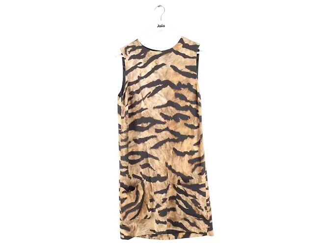 Dolce & Gabbana Abito in seta marrone