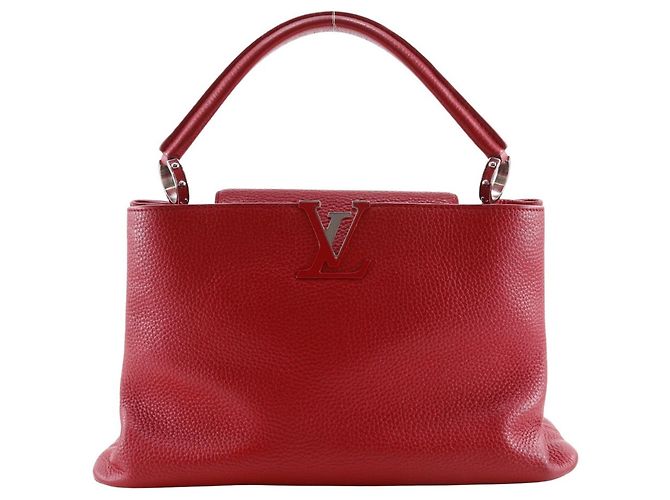 Bolso Capucines MM Louis Vuitton Roja