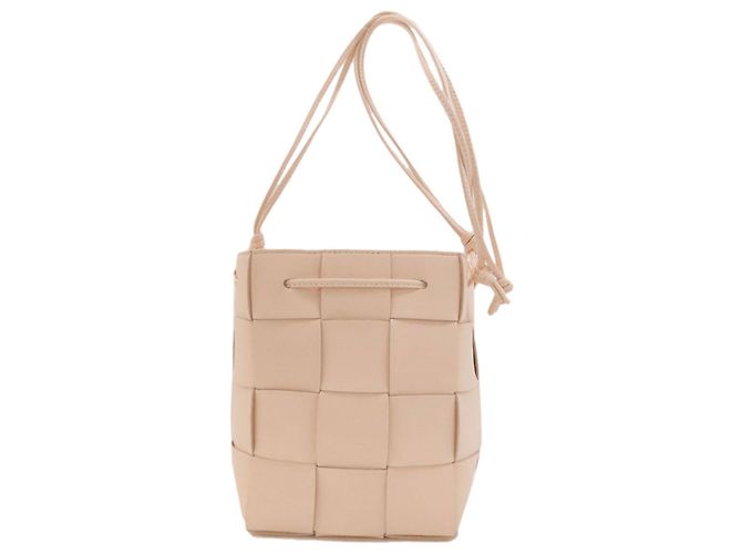 Borsa a secchiello Cassette di Bottega Veneta Beige