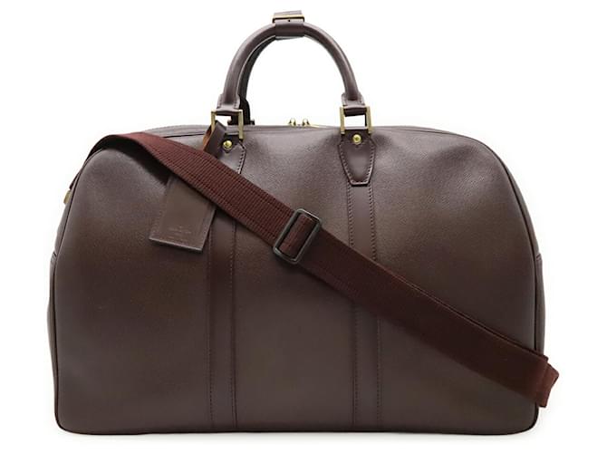 Louis Vuitton Kendall Handbag Taiga Leather PM Brown  ref.2669338