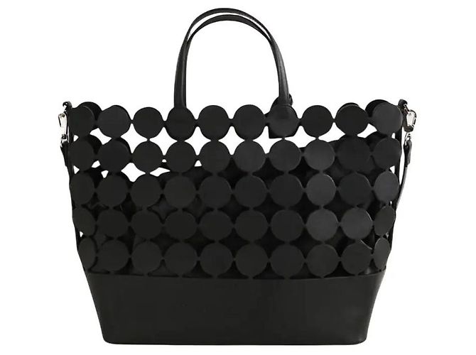 Pierre Hardy Bolso tote de cuero negro