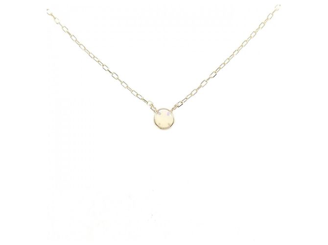 Autre Marque K10YG Opal Necklace Golden