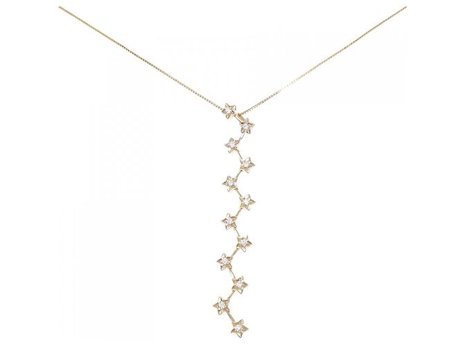 Autre Marque Au750 Diamant-Halskette Pink