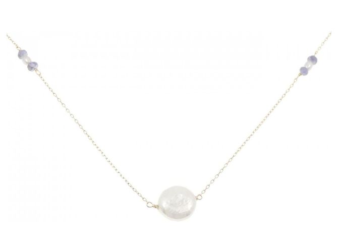 Autre Marque Collana in perle d'acqua dolce in oro giallo K10