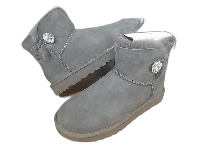 UGG Bailey Button Bling Grigio 