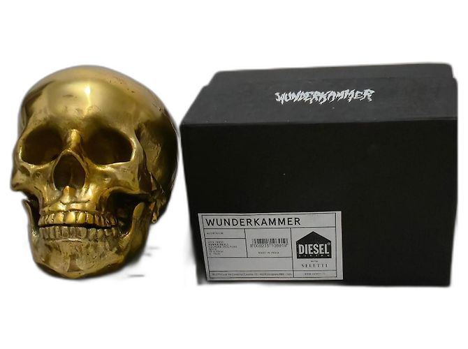 Autre Marque SELETTI Skull Golden