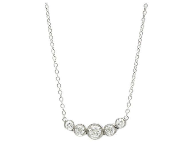 Tiffany & Co Tiffany Jazz Graduierter Halskette Silber