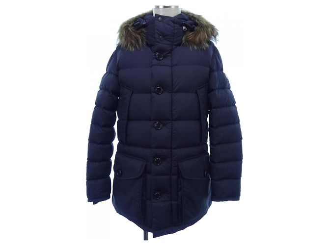 Moncler CLUNY Down Jacket Blue Navy blue