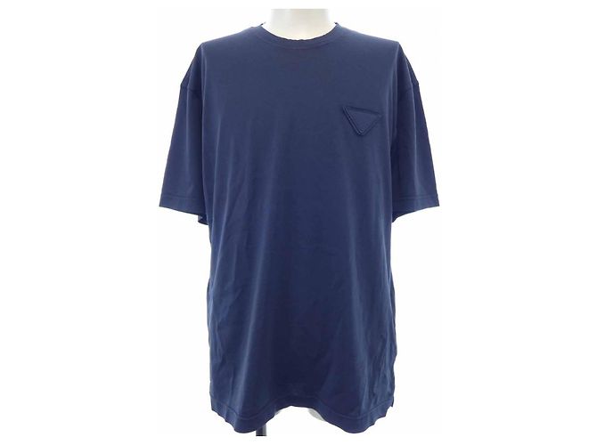 Camiseta de algodón Prada Azul Azul marino 