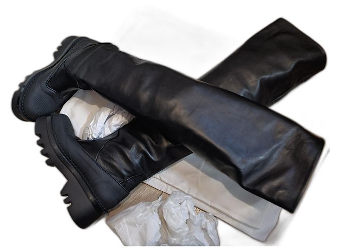 Chloé Raina over the knees leather boots Black