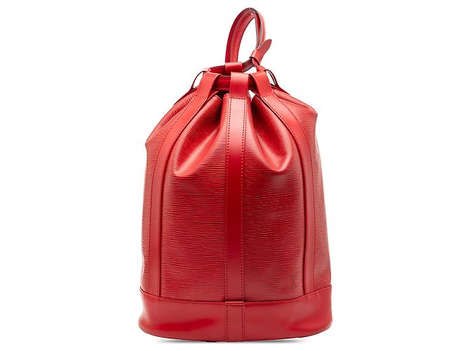Louis Vuitton Rojo Epi Randonnee PM Roja