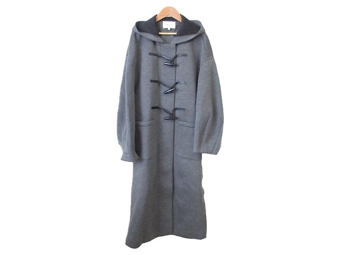 Autre Marque ENFOLD Side Slit Bonding Coat Brown