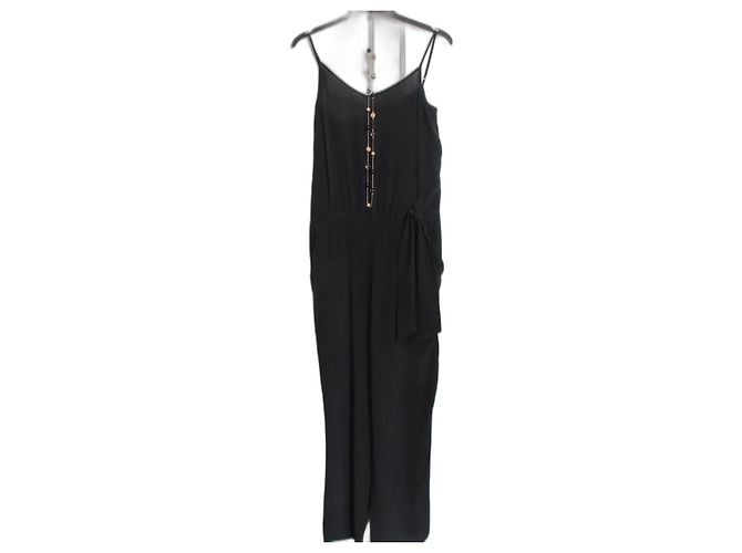 Autre Marque Mono de seda negro