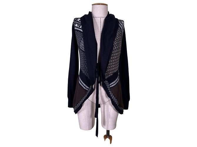 Autre Marque Cardigan Isola Marras de Lã e Alpaca Multicor