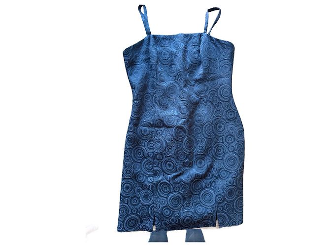 Vestido Mini de Tirantes Versace Jeans Couture Negro Algodón