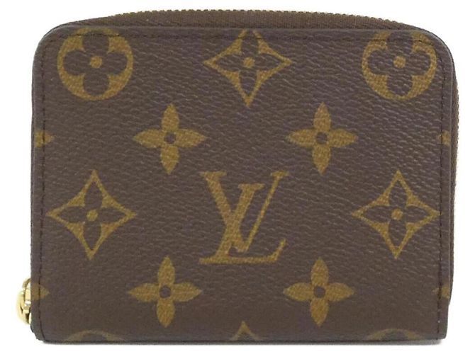 Monedero Zippy Monogram Louis Vuitton Castaño