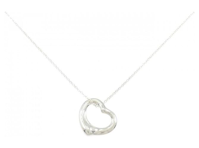 Tiffany & Co Tiffany Open Heart Halskette Silber