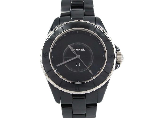 Reloj de cuarzo cerámico Chanel J12 Phantom 33mm