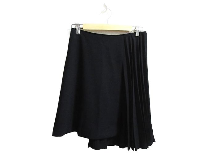 Autre Marque Chic Faltenrock FOXEY Schwarz