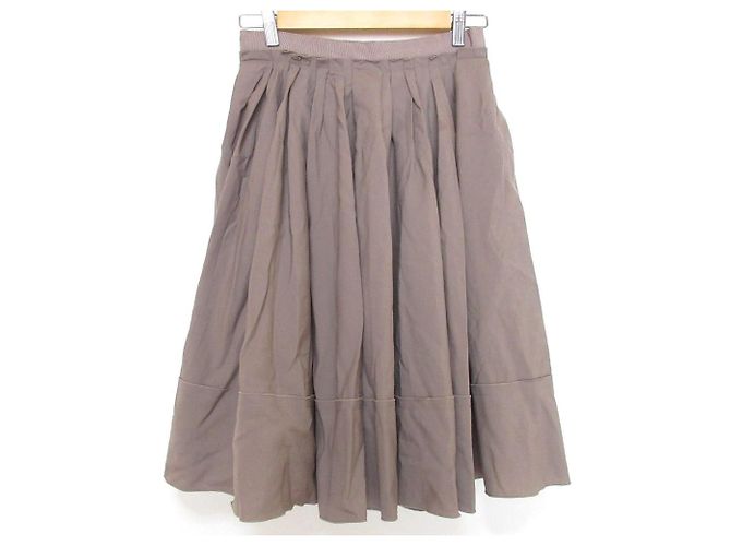 Autre Marque Saia Waffle Tuck FOXEY Bege