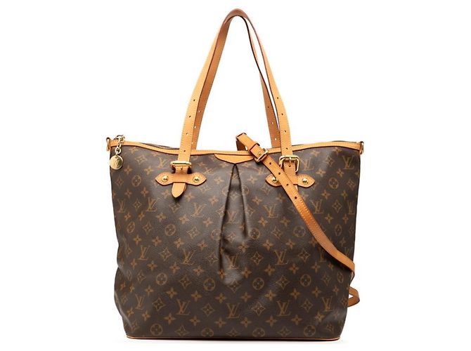 Sac à main Louis Vuitton Monogram Palermo GM Marron