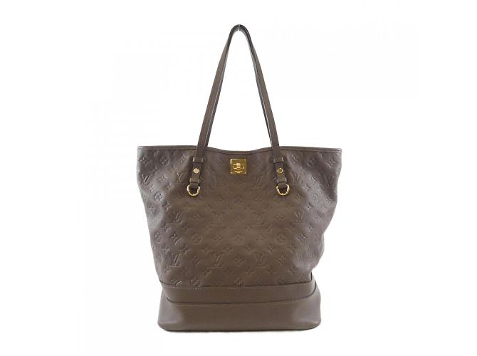 Bolsa de mão Citadines GM em Monogram Empreinte Louis Vuitton Castanho escuro