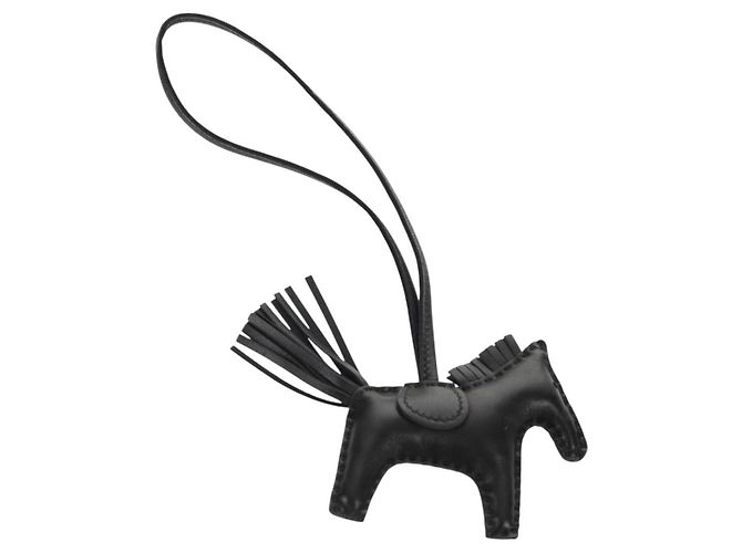 Hermès Hermes So Black GriGri Rodeo Bag Charm Leather PM