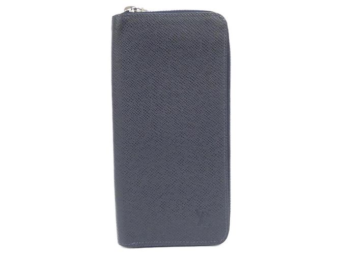 Louis Vuitton Taiga Zippy Wallet Red Blue