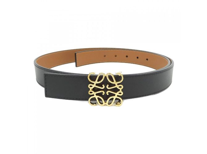 Cinto Padrão Preto Loewe 832416