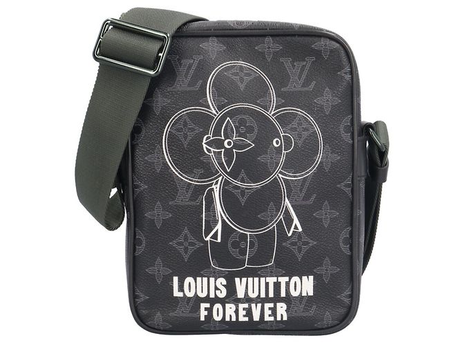 Borsa a Spalla Louis Vuitton Danube PM Vivienne Monogram Eclipse Nero Monogramma