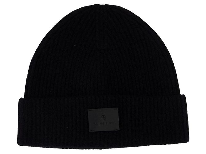 Carley Beanie - ANINE BING - Cashmere - Preto