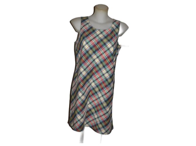Vestido Fendissime de mezcla de algodón Multicolor