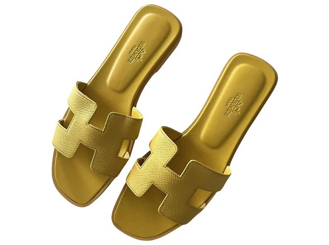 Hermès Orano Giallo Pelle