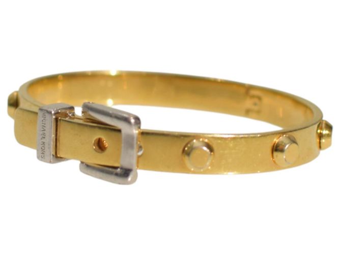 Pulseira Bangle com Fivela Studded em Tom Dourado Michael Kors - Joias Femininas